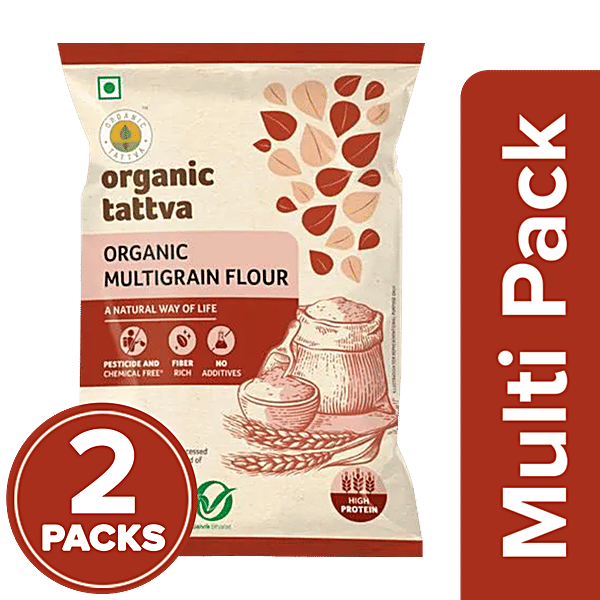 Buy Organic Tattva Organic Multigrain Atta/Flour Online at Best Price