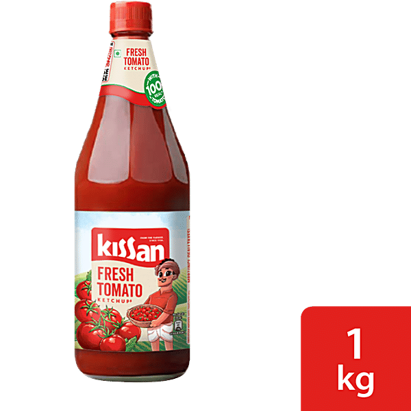 Buy Kissan Fresh Tomato Ketchup 1 Kg Bottle Online At Best Price of Rs