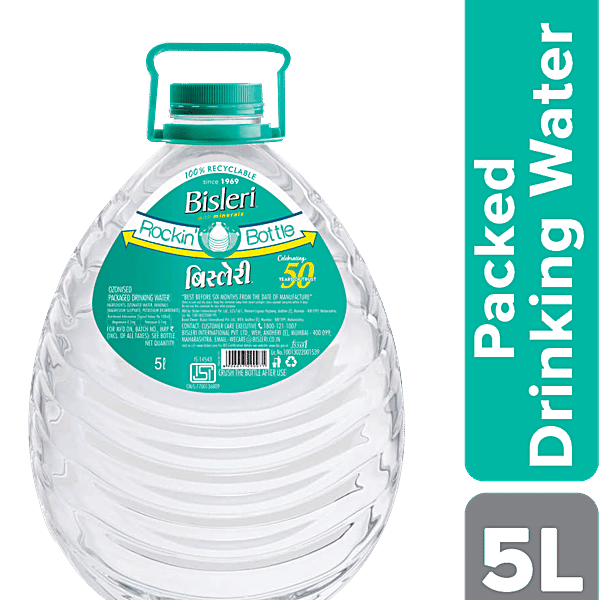 Buy Bisleri Mineral Water 5 Lt Can Online At Best Price of Rs 60