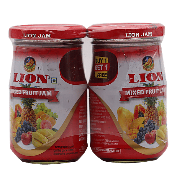Buy Lion Jam Mixed Fruit 250 Gm Online at the Best Price of Rs 112
