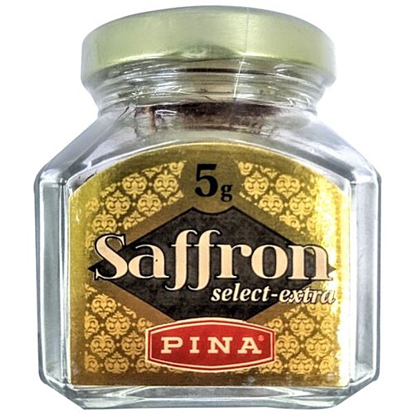 Buy Pina Saffron Supreme 5 gm Glass Jar with Cork Online at Best