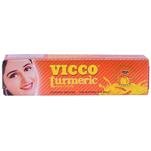 Buy Vicco Skin Cream Turmeric Ayurvedic Medicine 15 Gm Tube Online at
