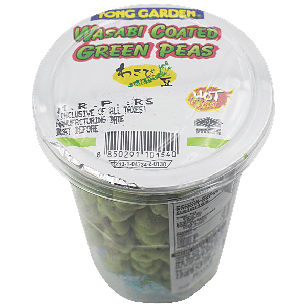Buy Tong Garden Wasabi Coated Green Peas Horseradish Flavour, Hot & Spicy Online at Best Price