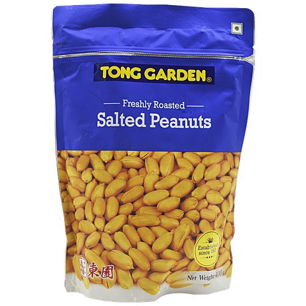 Buy Tong Garden Peanuts Salted 400 Gm Pouch Online at the Best Price of