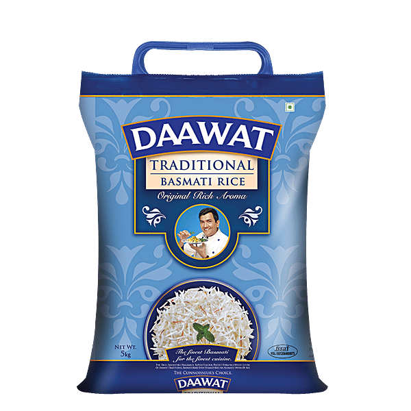 Buy Daawat Basmati Rice Traditional 5 Kg Pouch Online At Best Price of Rs 987 bigbasket