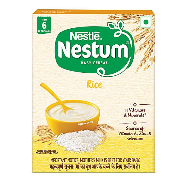 Buy Nestle Nestum Rice Stage 1 300 Gm Carton Online At Best Price of Rs 189  - bigbasket