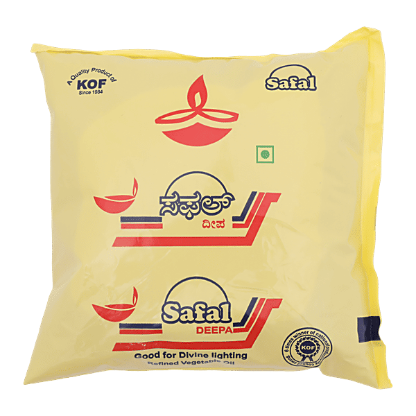 Buy Safal Oil Deepa Light 500 Ml Pouch Online At Best Price of Rs 73 ...