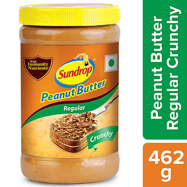 Buy Sundrop Peanut Butter Crunchy 508 Gm Jar Online At Best Price of Rs