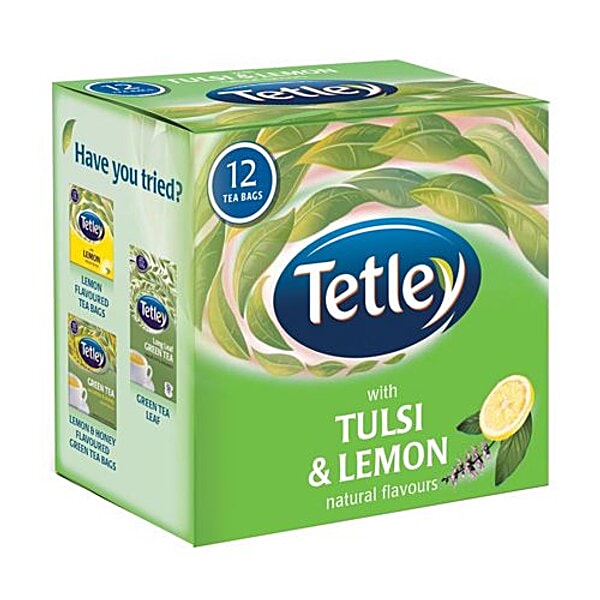 Buy Tetley Tea Tulsi Lemon 12 Teabags Online at the Best Price of Rs