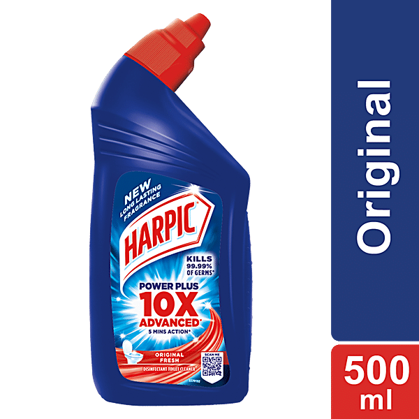 Buy Harpic Disinfectant Toilet Cleaner Original Power Plus 500 Ml
