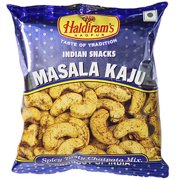 Buy Haldirams Namkeen Masala Kaju 40 Gm Pouch Online At Best Price of