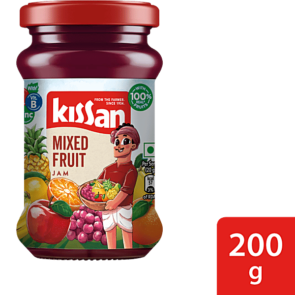 Buy Kissan Mixed Fruit Jam 200 Gm Online At Best Price of Rs 75 bigbasket