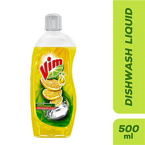 Buy Vim Dishwash Gel Lemon 500 ml Online at Best Price. of Rs 125