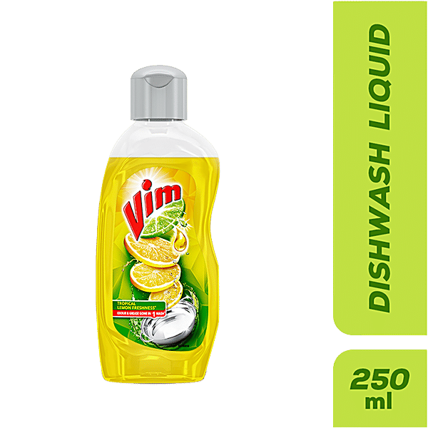 Buy Vim Dishwash Gel Lemon 250 Ml Online At Best Price of Rs 51.7