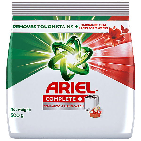 Buy Ariel Complete Detergent Washing Powder 500 Gm Online at the Best