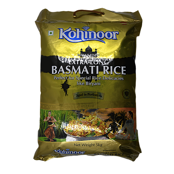 Buy Kohinoor Basmati Rice Extra Long Gold 5 Kg Online At Best Price of
