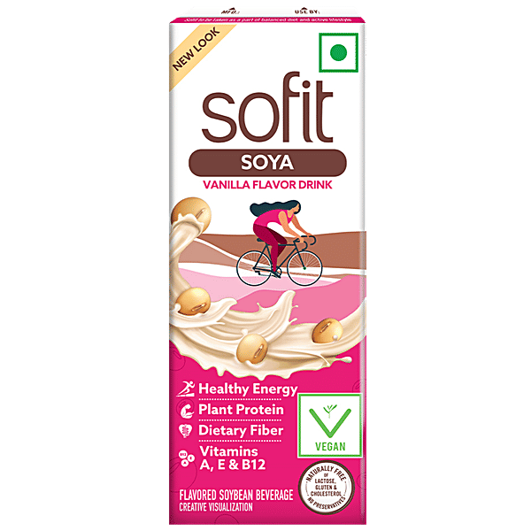 Buy Sofit Soya Milk Vanilla 200 ml Carton Online at Best Price. of Rs