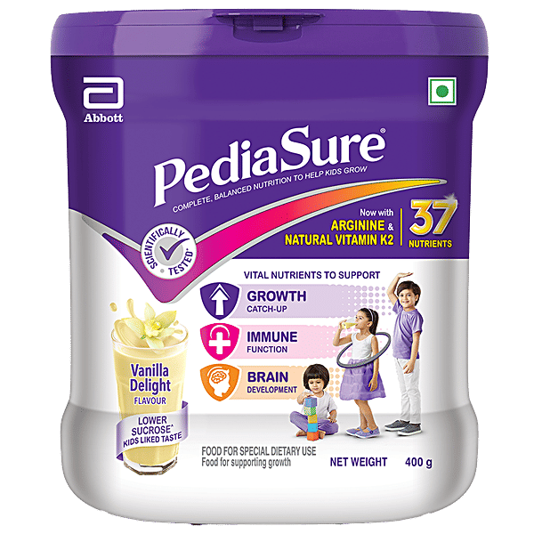 Buy Pediasure Nutritional Powder Vanilla Delight 400 Gm Jar Online At