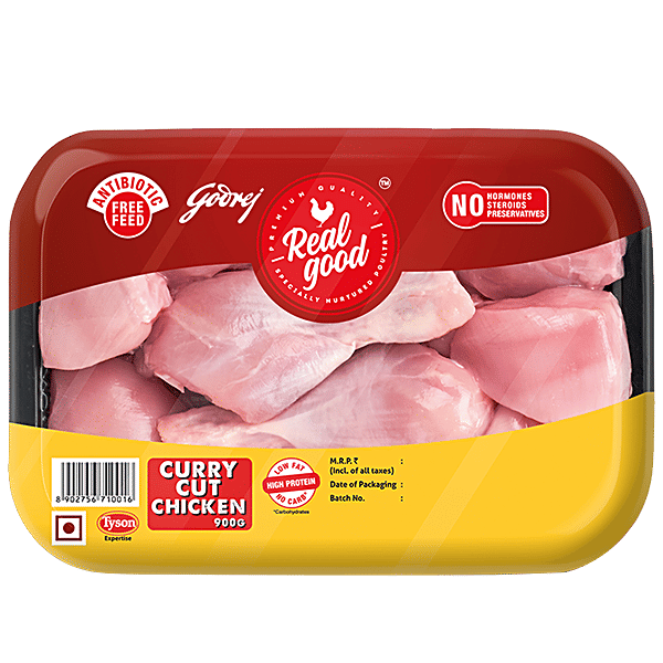 Buy Real Good Chicken Curry Cut 900 Gm Pouch Online at the Best Price
