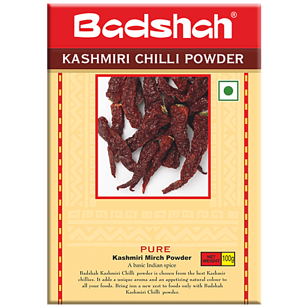 Buy Badshah Powder Kashmiri Chill 100 Gm Box Online at the Best Price