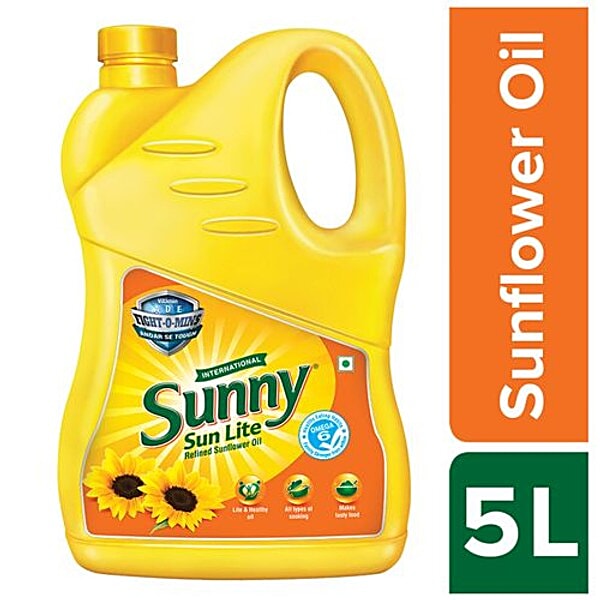 Buy Sunny Sunflower Oil Lite 5 Ltr Jar Online at the Best Price of Rs