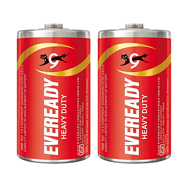 Buy Eveready Battery Heavy Duty 1050 R20 2 Pcs Online at the Best Price