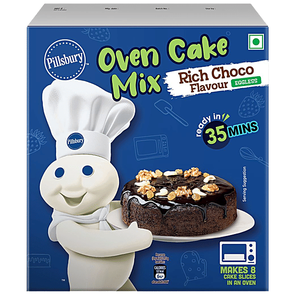 Buy Pillsbury Cake Mix Rich Choco Egg Less 270 Gm Box Online at the
