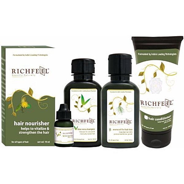 Buy Richfeel Hair Loss Reduction Kit For All Types Of Hair Online at