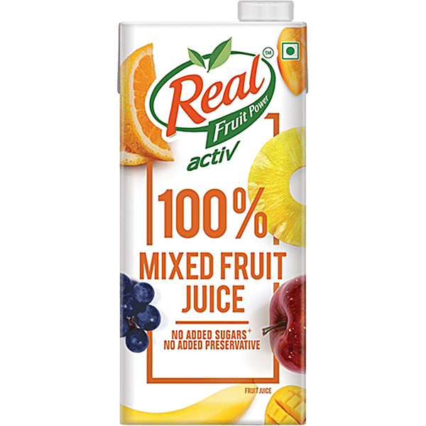 Buy Real Activ 100 Juice Mixed Fruit 200 Ml Carton Online at the Best