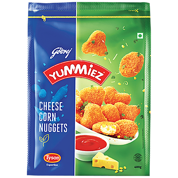 Buy Real Good Yummiez Cheese Corn Nuggets 400 gm Online at Best Price