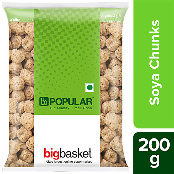 Buy Bb Popular Soya Chunks 200 Gm Pouch Online at the Best Price of Rs