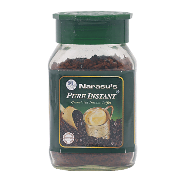 Buy Narasus Coffee Pure Instant Granulated 50 Gm Bottle Online at the
