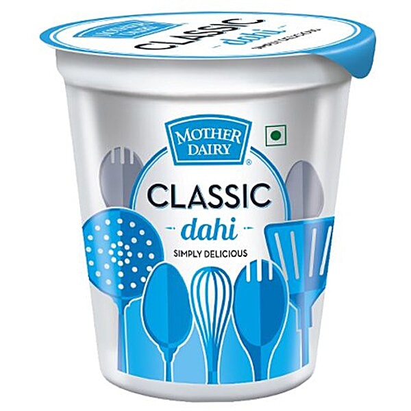 Buy Mother Dairy Dahi Made From Toned Milk 400 Gm Cup Online At Best
