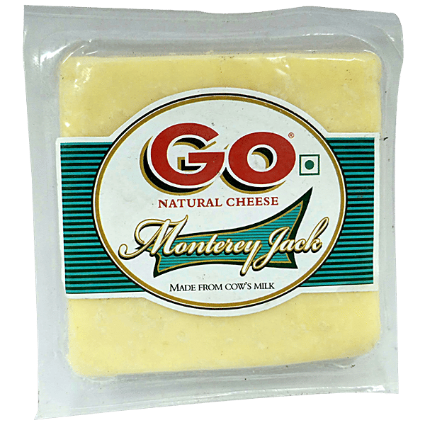 Buy Go Natural Cheese Selection Monterey Jack 200 Gm Pouch Online at