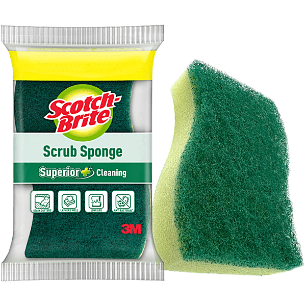 Buy Scotch Brite Scrub Sponge Small 1 Pc Online At Best Price of Rs 20 -  bigbasket