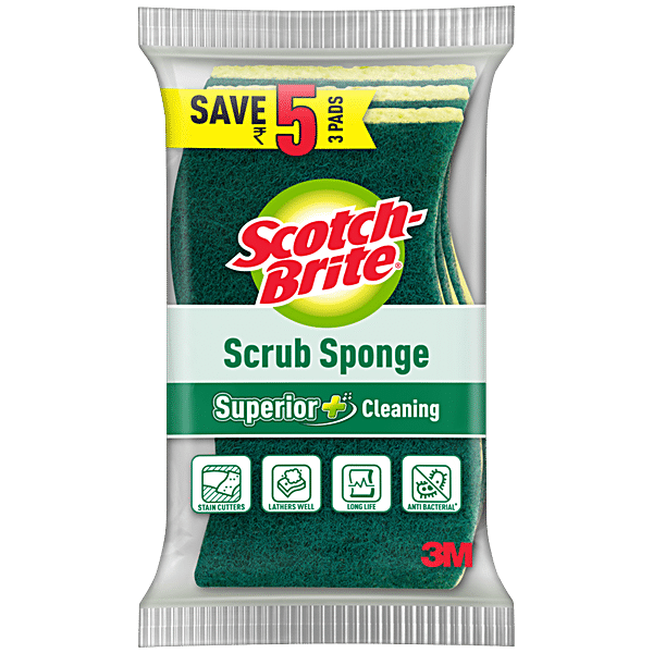 Buy Scotch Brite Scrub Sponge Large 1 Pc Online At Best Price of