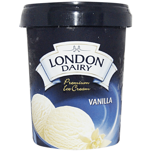 Buy London Dairy Ice Cream Vanilla Premium 500 Ml Tub Online At Best
