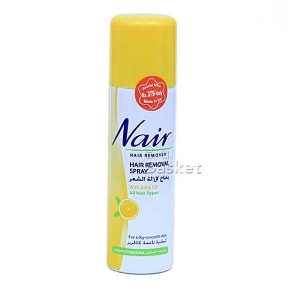 Buy Nair Hair Removal Spray Lemon Fragrance Online at Best Price of