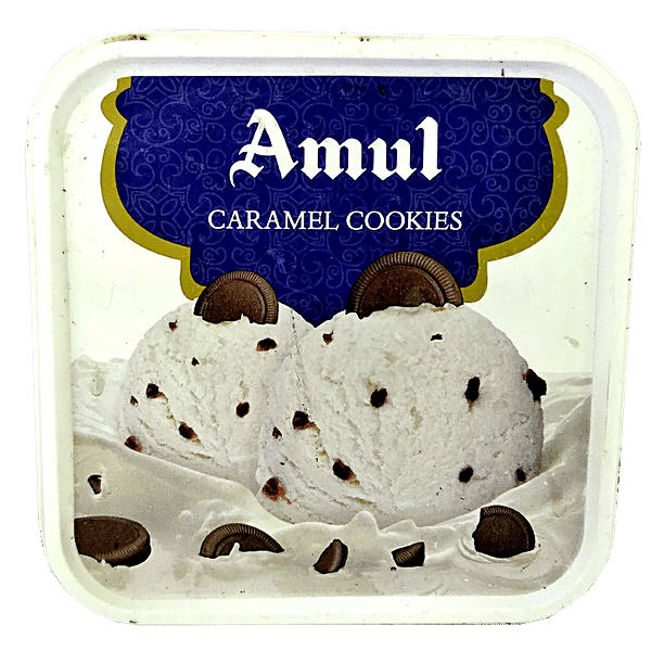 Buy Amul Ice Cream Caramel Cookies 1 Lt Box Online At Best Price of Rs