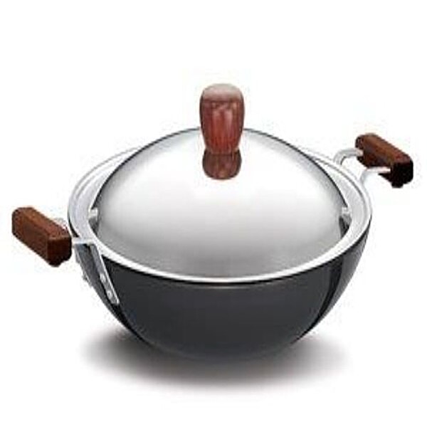 Buy Hawkins Futura Deep Fry Pan With Stainless Steel Lid Hard Anodised