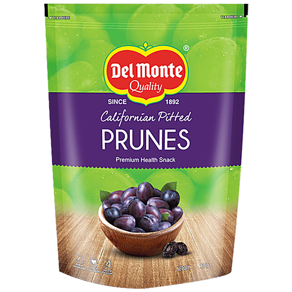 Buy Del Monte California Prunes Premium Pitted 130 Gm Online At Best