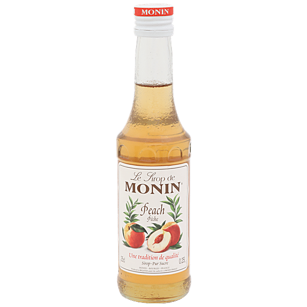 Buy Monin Syrup Peach Flavored 250 Ml Bottle Online At Best Price