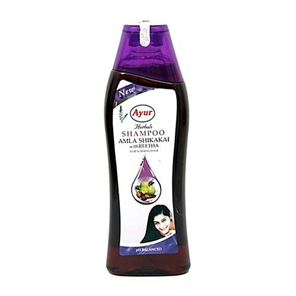 Buy Ayur Herbal Shampoo Amla Shikakai With Reetha 500 Ml Bottle Online