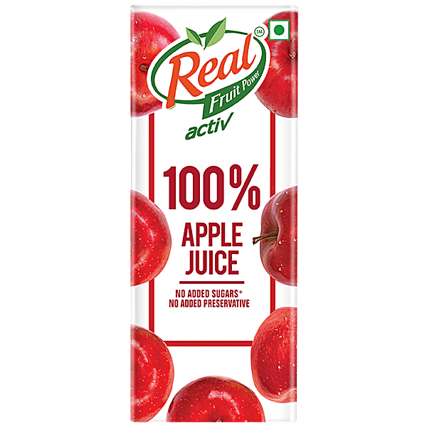 Buy Real Activ Juice Apple With No Added Sugar 200 Ml Online At Best
