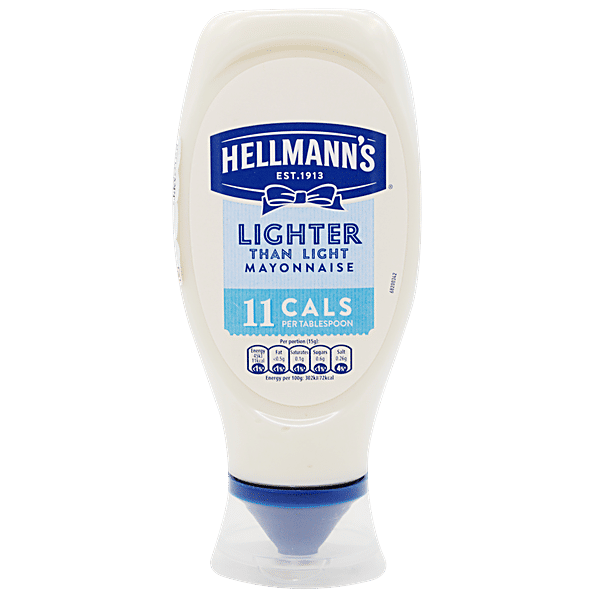 Buy Hellmanns Mayonnaise Squeezie Lighter Than Light 430 Ml Bottle
