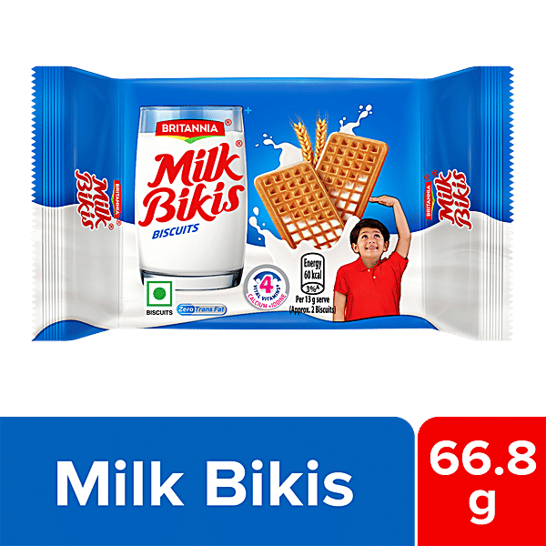 Buy Britannia Biscuits Milk Bikis 85 Gm Pouch Online At Best Price of