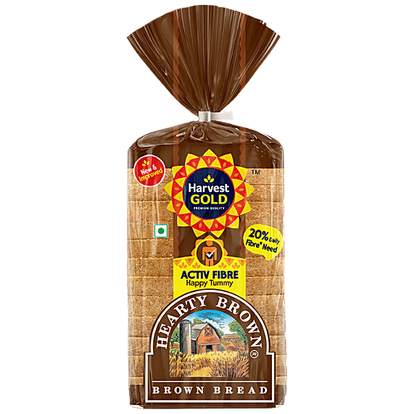 Buy Harvest Gold Bread Hearty Brown Online at Best Price of Rs 50