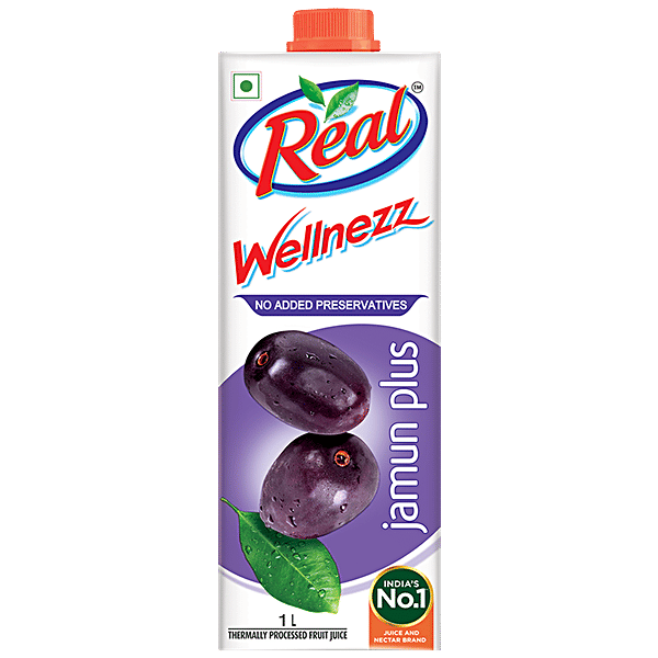 Buy Real Activ Juice Wellnezz Jamun 1 L Online at the Best Price of Rs