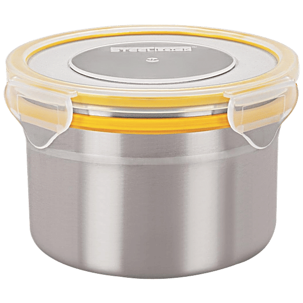 Buy Steel Lock Airtight Storage Food Steel Containers Sl 1303 600 Ml
