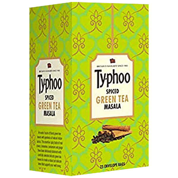 Buy Typhoo Green Tea Masala Chai 25 Pcs Online At Best Price of Rs 168